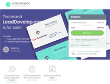 Tablet Screenshot of leaddevelop.com